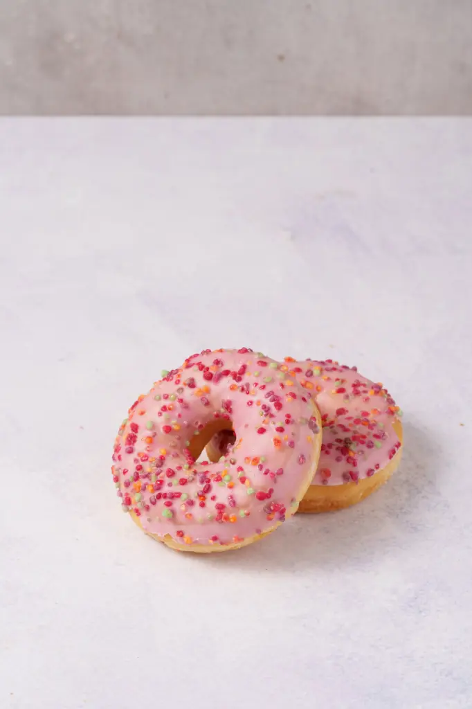 Boite 2 Donuts Glacage Rose