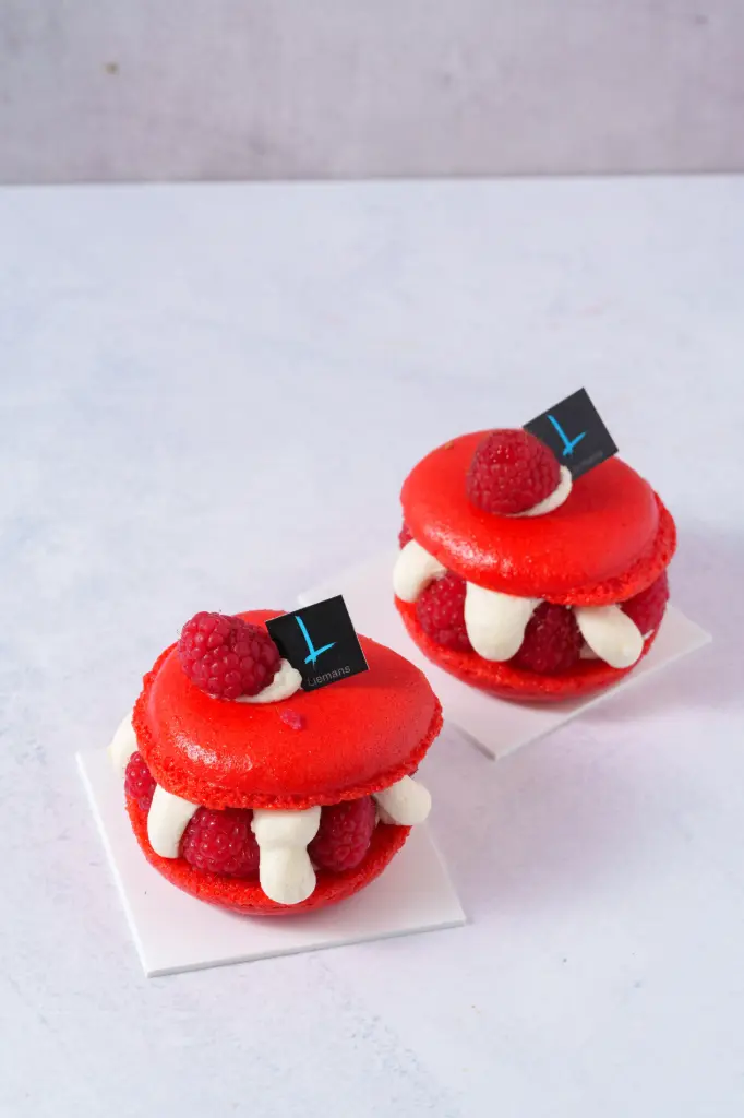 Boite 2 Macarons Framboises