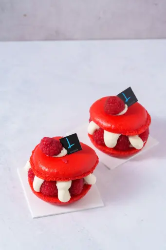 Boite 2 Macarons Framboises