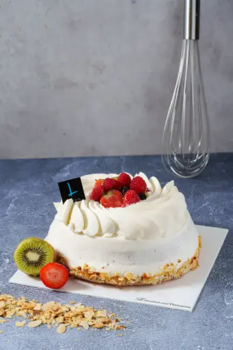 Gateau Creme Fraiche fruits frais 